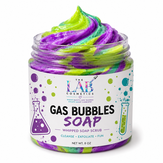 Gas Bubbles Whipped Soap Scrub